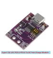 Type-C QC AFC PD2.0 PD3.0 To DC Fast Charge Decoy Trigger Polling Detector USB-PD Notebook Power Supply Module  5V 9V 12V 15V 20V Fixed Voltage Output 65W Circuit. 