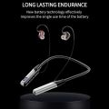 【FUPANG】Bluetooth sport headset HiFi stereo sound wireless headphones neckband Bluetooth led power display Bluetooth earbuds TF.