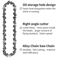 4Pcs Mini Chainsaw Chain 4 Inch Guide Saw Chain 1/4 LP Pitch, 28 Sections for Electric Protable Handheld Chain Saw Easy Install Easy to Use. 