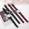 Couple Wristwatches Lover Quartz Watch Unisex Diamond Stainless Steel Luxury Silver Mesh Strap Fashion Women Men. 