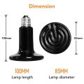 200W Ceramic Heater Bulb with E27 Ceramic Holder - Ceramic Heating Bulb Lamp For Animal Poultry Reptile Pet Brooder. 