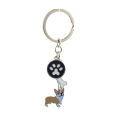 Corgi Keychain, Corgi Lover's Gift, Welsh Corgi Keychain for Women and Girls. 