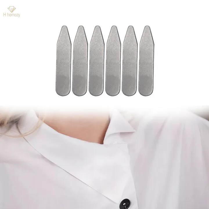6Pcs%20Collar%20Stays%20Exquisite%20Wrinkle%20Metal%20for%20Uniform%20Engagement%20Daily%2050mmx10mmx0.8mm%20-%20Image%205
