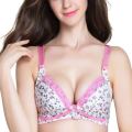 Versatile -Maternity Nursing Bra Pregnant Women Open Buckle Breastfeeding Bras Circumference No Steel Ring Lace Cotton Underwear- Avant-garde. 
