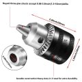 Drill Chucks Set 1.5-10mm Drill Chuck Adapter Tool Quick Change Adapter Electric Hammer Accessories.