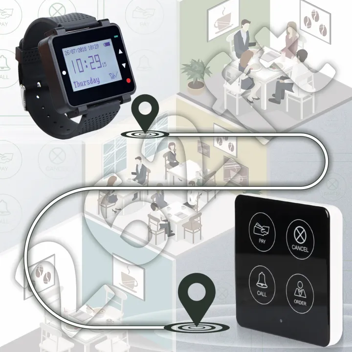 Retekess%20T128%20Restaurant%20Pager%20System%20Waiter%20Queue%20Wireless%20Calling%20System%20Rechargeable%20Watch%20Pager%20and%20TD033%20Buttons%20-%20Image%205