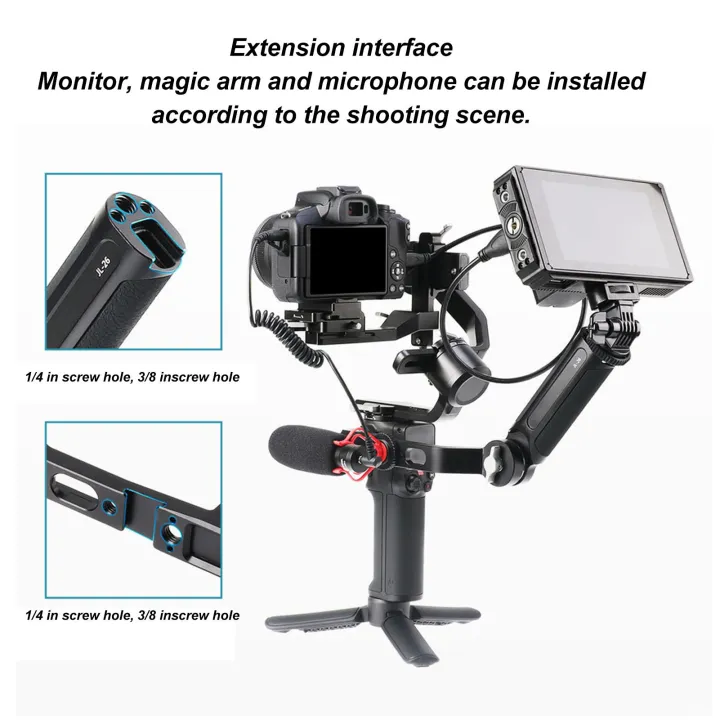 Stabilizer%20Adjustable%20Handle%20Sling%20Grip%20L%20Bracket%20Extension%20Arm%20with%20Cold%20Shoe%20Mount%20for%20DJI%20RS3/RSC2/RS2/RS3%20mini/RS3%20pro%20-%20Image%203