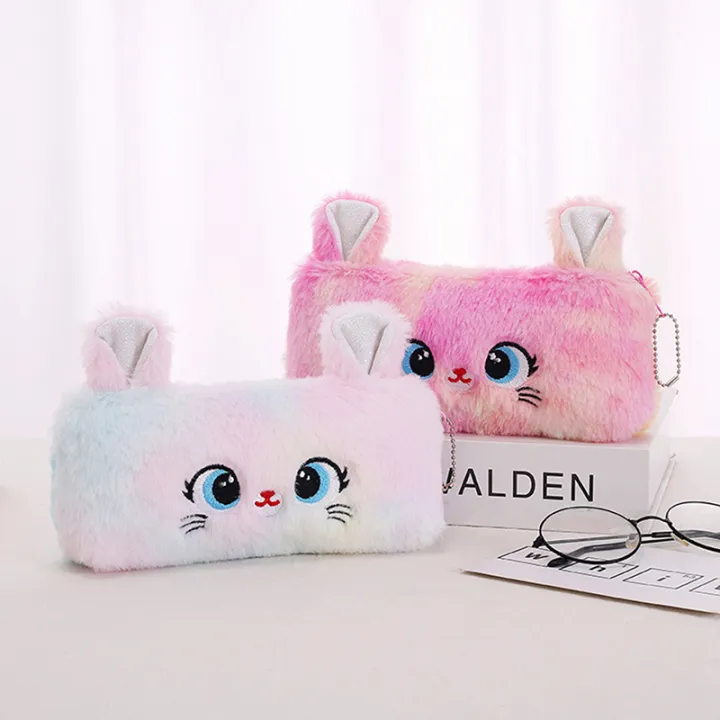 Kawaii%20Cartoon%20Cute%20Cat%20Plush%20Pouch%20Pencil%20Zipper%20Fluffy%20Large%20Capacity%20Pen%20Bag%20Fullhouse%20-%20Image%202