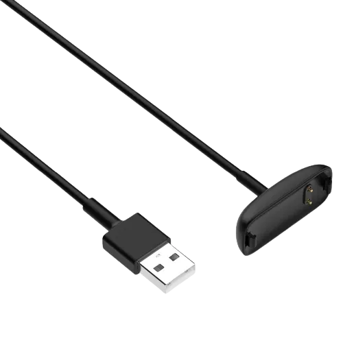 Cavo Di Ricarica USB Per Fitbit Inspire HR / Inspire / Ace 2 - Sostituzione Pratica E Portatile, Nero