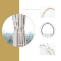 Magnetic Curtain Holder Pearl Ball Rope Curtain Tiebacks Magnetic Curtain Tieback Buckle(1 pair).