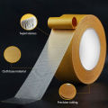 Strong Fixation Of Double Sided Cloth Base Tape Translucent Mesh Waterproof Super Traceless High Viscosity Carpet Adhesive. 
