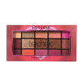 Technic 15 color Pressed Pigment Eyeshadow Palette -  Hot Love. 