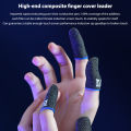 Coodio 2 Pcs Finger Sleeve Non-slip Breathable Game Controller Thumb Sleeves Sensitive Touch-screen Gaming Gloves.