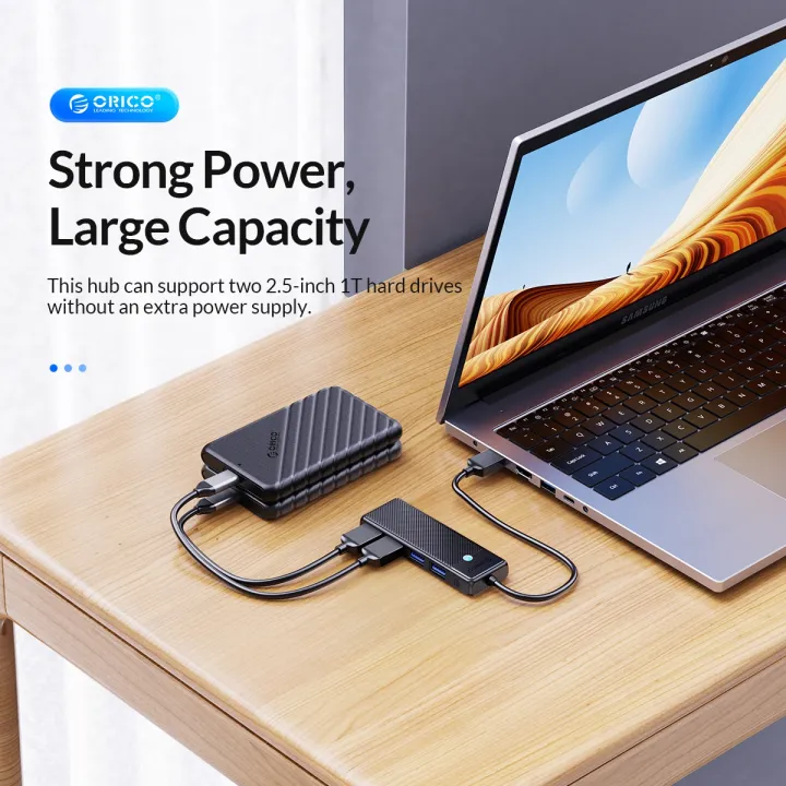 ORICO%20PAPW4A%204%20Port%20USB%203.0%20HUB%205Gbps%20USB%20Splitter%20for%20Laptop%20Multi%20USB%20Port%20Expander%20Black%20-%20Image%206