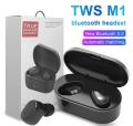 M1 Airdots Wireless Earphone Bluetooth V5.0 Earbuds Stereo Handsfree Earbuds With Mic Headphones Bass Sport Headset For Mobile Phone.