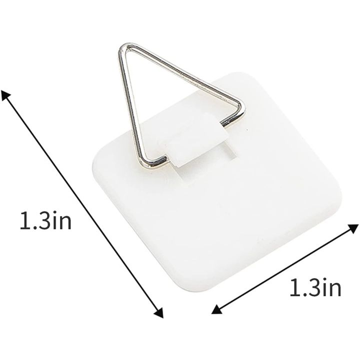 50PCS%20Plate%20Hangers%20Hooks%20for%20Decor%201.3Inch%20Sticky%20Invisible%20Adhesive%20-%20Image%202