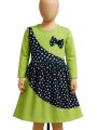 1 years to 10 Years Premium 1 Piece Baby Girls Frock Dress Clothes Suits Princess Christmas Kids Girls Outfits Fall Winter T-Shirt Overalls Strap Plaid Dress Girls Set. 
