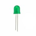 10mm Green - LED Pack of 5 Pieces.
