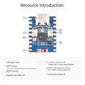 ESP32-S3-Zero Development Board Mini Development Board RISC-V Embedded Development Board ESP32-C3FN Module Compatibility WiFi Bluetooth.