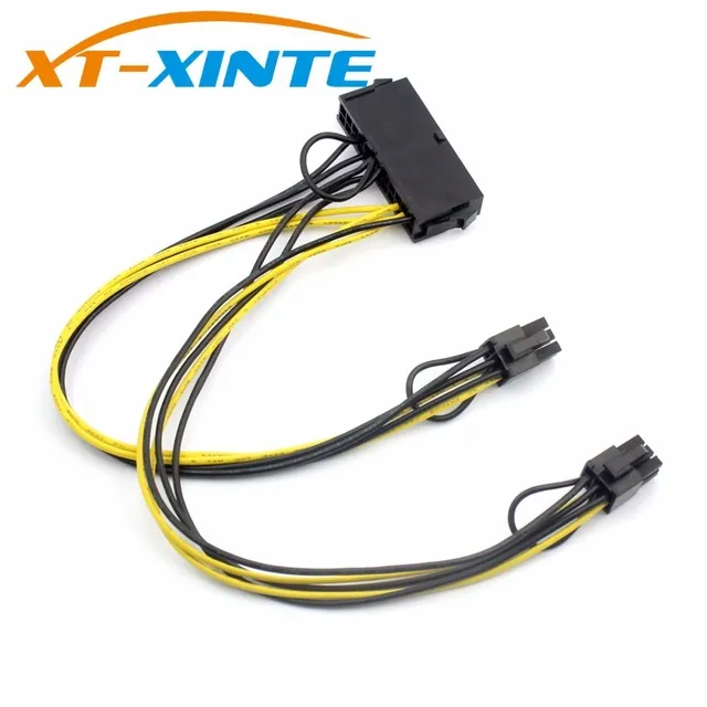 XT-XINNTE%2024Pin%20to%20to%20Dual%206%20Pin%20PCI-E%20Graphics%20Card%20Power%20Cable%20With%20Boot%20Graphics%20Adapter%20Cable%20Wire%2018AWG%2030cm%20-%20Image%204