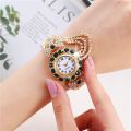 【Flash sale】 Ladies Rhinestone Quartz Watches Fashion Alloy Bracelet Watches Fancy Women Watches Jewelry Sophisticated And Stylish Women Watch. 