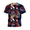 2022 New Venom Printing Tshirt Crewneck Quick-drying T shirts Baby Boy Clothes Children's Clothing T-shirt For Kids. 