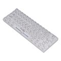 61 Keys Transparent Mechanical Keyboard Clear Keycap Wired Gaming Keyboard 19 Lights Hot Swap Keyboard for Office. 