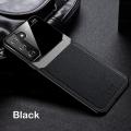 For Samsung Galaxy S21 FE 5G Case Plexiglass Back Protect Leather Cover S21FE 5G Silicone Shockproof Eye Protection Dermatoglyphics Protective Phone Cases Covers.