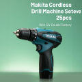 Cordless Drill machine Set 12V - 23pcs material (makita). 