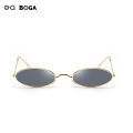 OQ BOGA 12 Styles Retro Women Small Oval Frame Anti UV Sunglasses Female Multicolor Ultralight Metal Full Rim Sun Glasses UV400. 