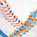 1Pair Flat Shoelaces Classic Shoe Laces Fit Fashion Two Color Sports Shoelace Casual Unisex Shoe Strings Shoe Accessories. 