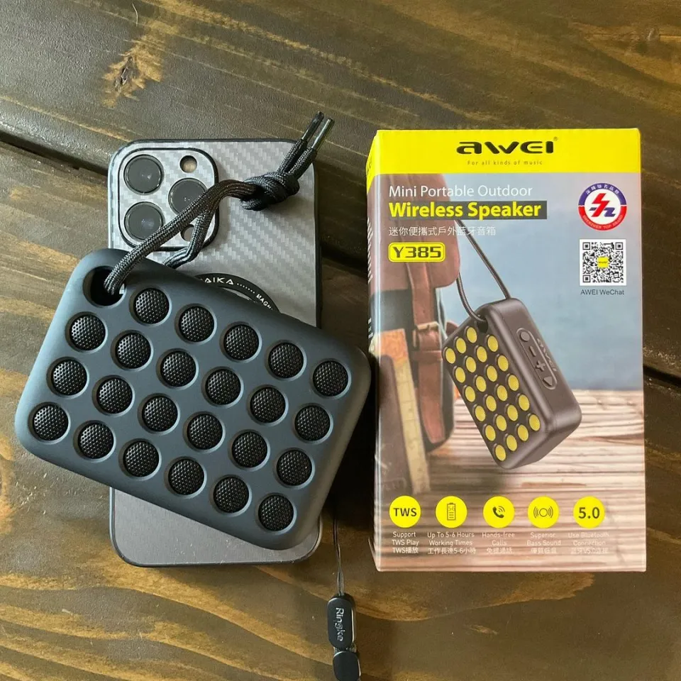 Awei Y385 Portable Mini Bluetooth Speaker Outdoor 4W