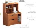 Multifunctional Bedroom Shelf Bedside Table with Storage Compartments Side End Locker Corridor Study Living Room Decoration Bedside Table Design by Nahid Furniture28x18x12".