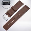 High Quality Leather Watch Strap Universal 18mm 20mm 22mm 24mm Watch band For Samsung Galaxy Watch 46mm 42mm Active 2 40 44mm Samsung Galaxy Watch 41mm 45mm Watch Band. 