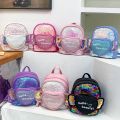 Kids Cute Shiny Colorful Sequin Mini Backpack Fashion Love Heart Wings School Bags Girls Kindergarten Lovely Children Backpacks. 