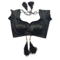 Princess Cut Backless Blouse For Women Black Color. 