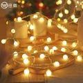 28 Pieces Warm White snow Ball Fairy Lights. 