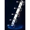 Stainless Steel 5 Hooks Wall Mount Coat Hook Towel Coat Hat Door Hanger Rack.