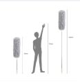 Microfiber Duster with Extension Pole, Extra Long 100 inches, Scratch-Resistant Cover, Bendable, Washable, Dusters for Cleaning Roof, High Ceiling, Fan, Furniture. 