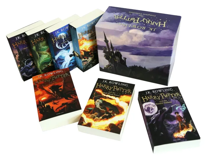 Harry%20Potter%20Book%20Set:%20The%20Complete%20Collection%208%20Books%20Without%20Box%20(Paperback)%20-%20Image%204