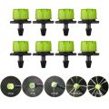 5-50m Garden Automatic 4/7mm Hose Green Micro Drip Irrigation System Spray 1/4'' Planting Self-Watering Kit Adjustable Dripper.