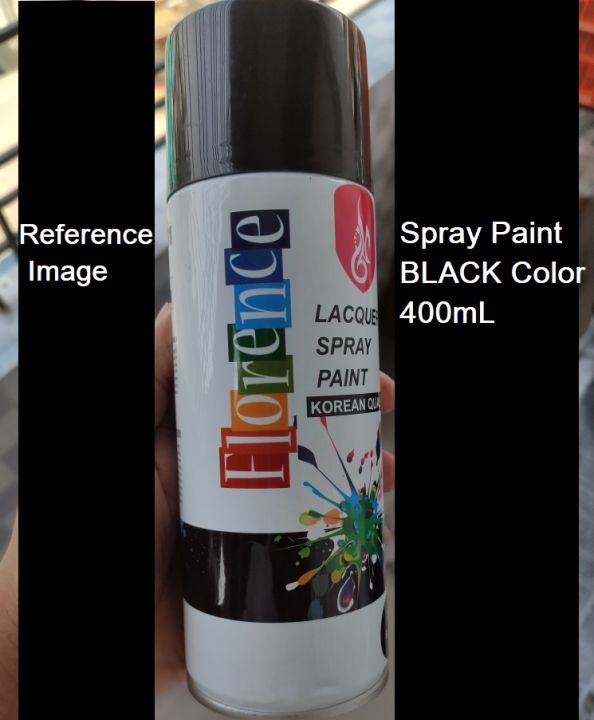 BLACK Color 400mL Spray Paint BLACK 400mL Multipurpose BLACK Spray Paint For Bike Metal Wood Motor Cycles Furniture BLACK Paint