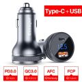 Essager Mini 36W USB Car Charger Quick Charge 3.0 Charger For iPhone 14 13 Samsung Xiaomi USB Type C Fast Charging Car Charger. 