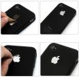 Apple Logo Sticker for Mobile, Phones (Compatible for All Android & iPhone) Vinyl Silver, Golden, White Combo. 