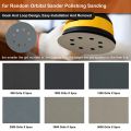 30Pcs 5-Inch Sanding Disc Sets, Hook&Loop 5-Inch 8-Hole Combination (800/1000/1500/2000/3000/5000) Sandpaper New Silicon Carbide.