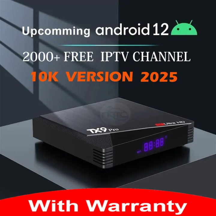 TX9 Pro 10K Android TV Box - 8GB RAM, 128GB Storage, and the Latest Android 12.1
