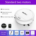 M2EE Super Thin Robot Vacuum Cleaner Auto Robotic Vacuums Super Quiet Double-sided Broom for Pet Hair Hard Floor Ceramic Tile-as  tshown. 