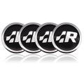 4pcs 56mm R SR Logo Car Steering Wheel Badge Center Hub Sticker For VW Volkswagen Golf Jetta Hub Cap Emblem Car styling. 