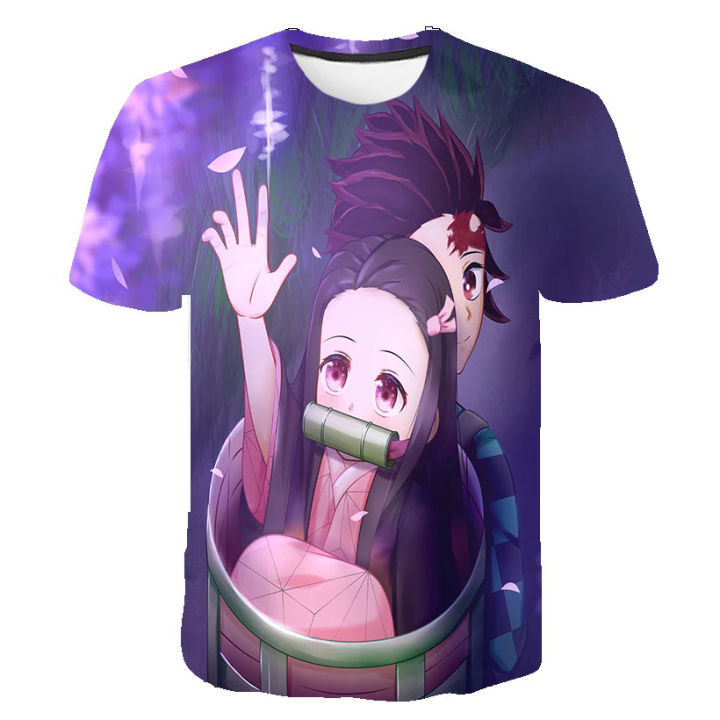 Summer%20short-sleeved%20Anime%20Demon%20Slayer%20T%20Shirt%20Kamado%20Nezuko%20Costume%20dress%20up%20Men's%20T-Shirt%20Kamatari%20Tanjiro%20T-Shirt%20-%20Image%206