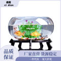 Fish Bottle Transparent round Cylinder round Cylinder Ecological Creative Glass Fish Tank Large Turtle Tank Hydroponic Cylinder Vase Amazon.